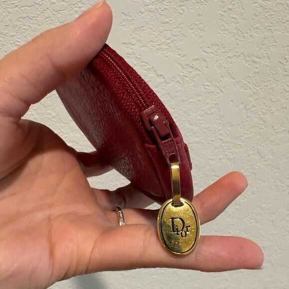 Christian Dior Vintage CoinPurse Red - Picture 2 of 10